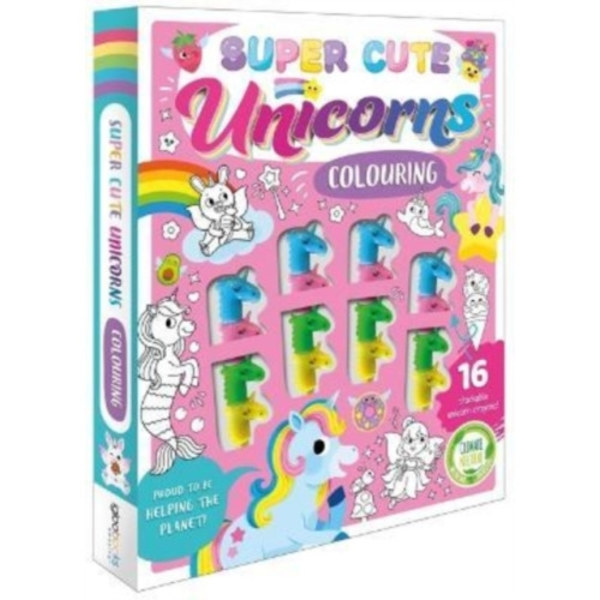 Super Cute Unicorns Colouring (häftad, eng)