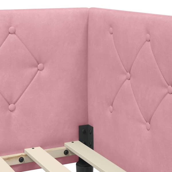 Hörn Sängram Rosa 80 x 200 cm Sammet