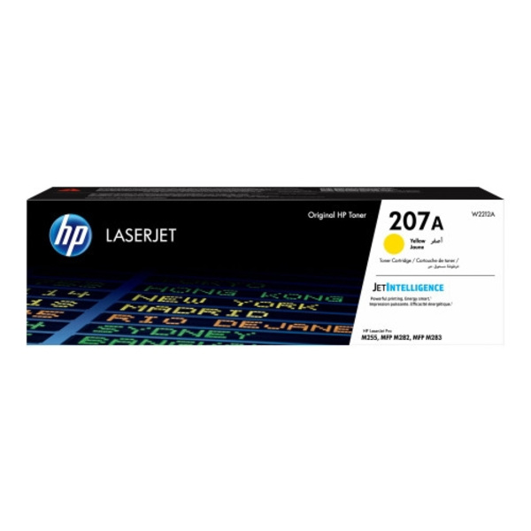 HP 207A - gul - original - LaserJet - tonerkassett (W2212A)