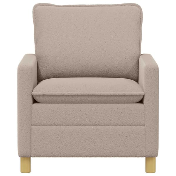 Soffa Ljusgrå 76 x 81 x 87,5 cm Tyg