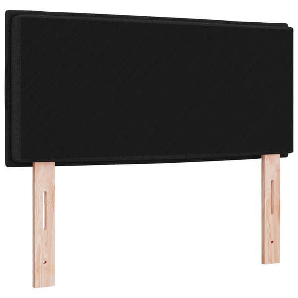 Huvudgavel Svart 100 cm tyg