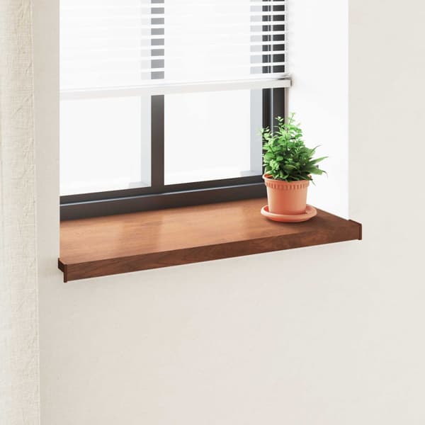 Fönsterbräda Brun trä 60 x 45 x 4,5 cm PVC
