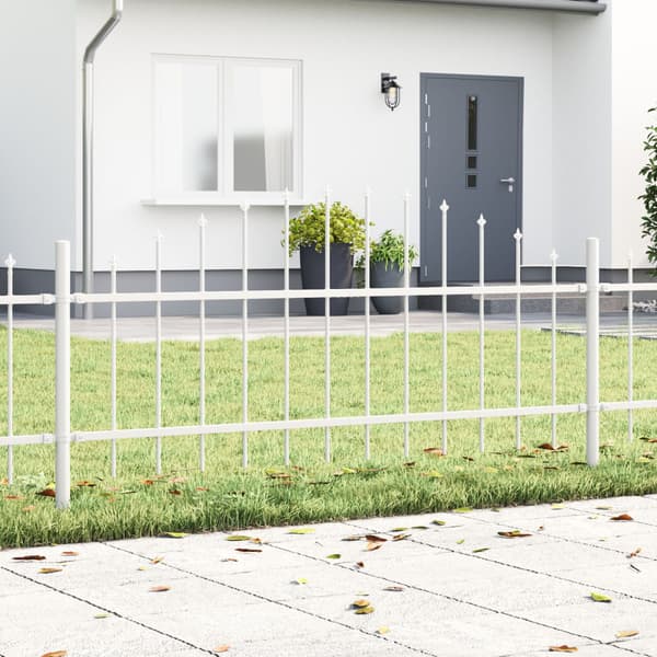 Trädgårdsstängsel Woerden 3 pcs Vit