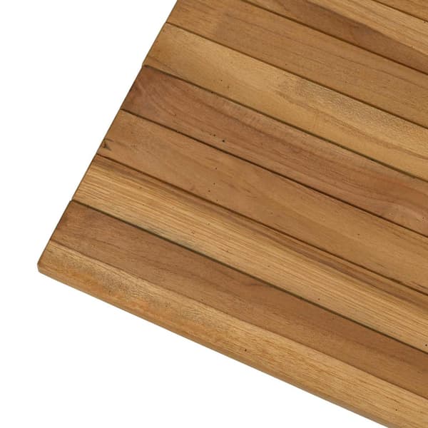 Bordsskiva 120 x 70 x 3,5 cm Rektangulär Massivt teakträ