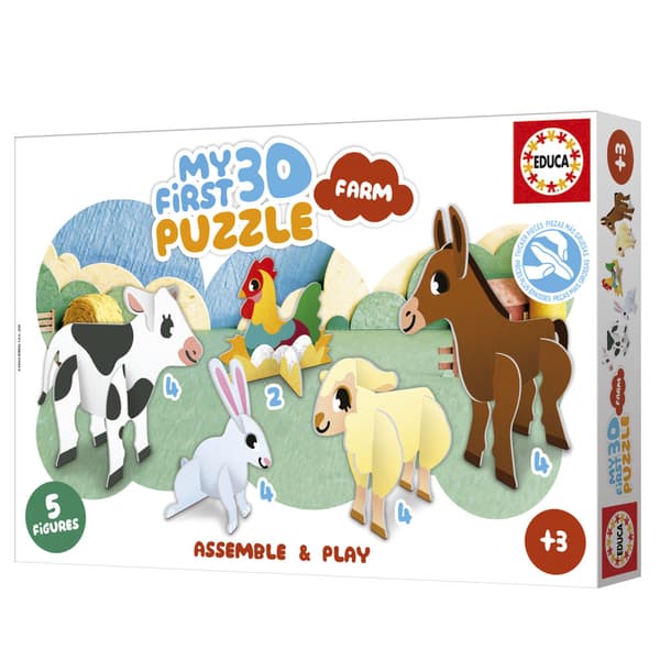 Educa 3D Puzzle Kids Baby Farm
