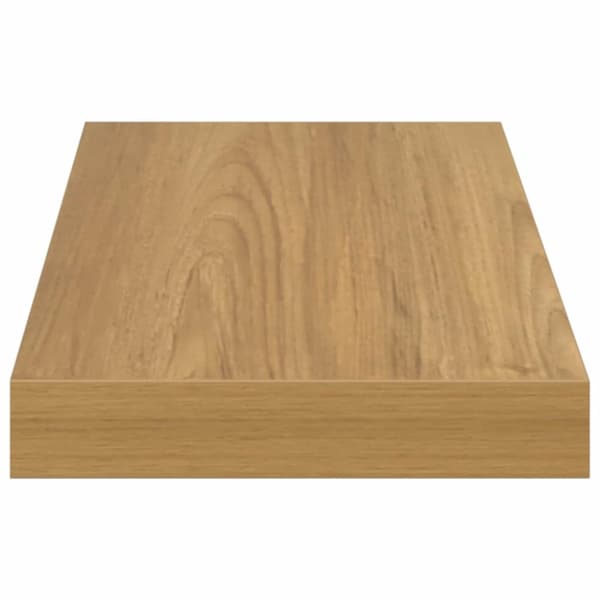 Vägg hylla Väggmonterat 2 st Brun 40 x 23,5 x 3,8 cm