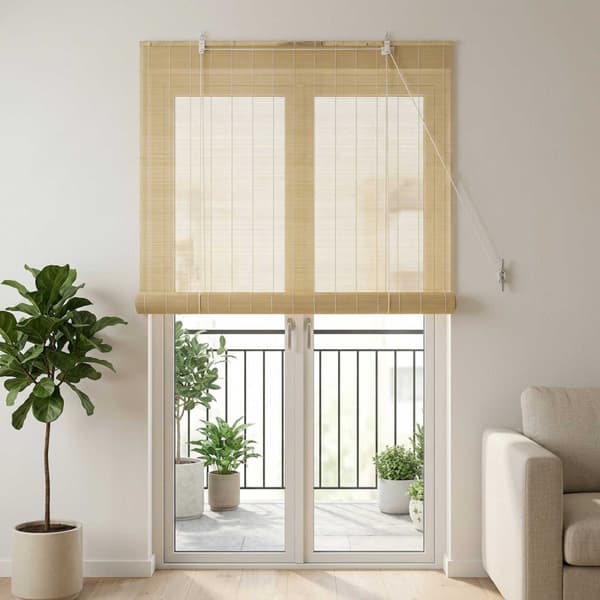 Rullgardin Naturlig 90 x 220 cm Bambu