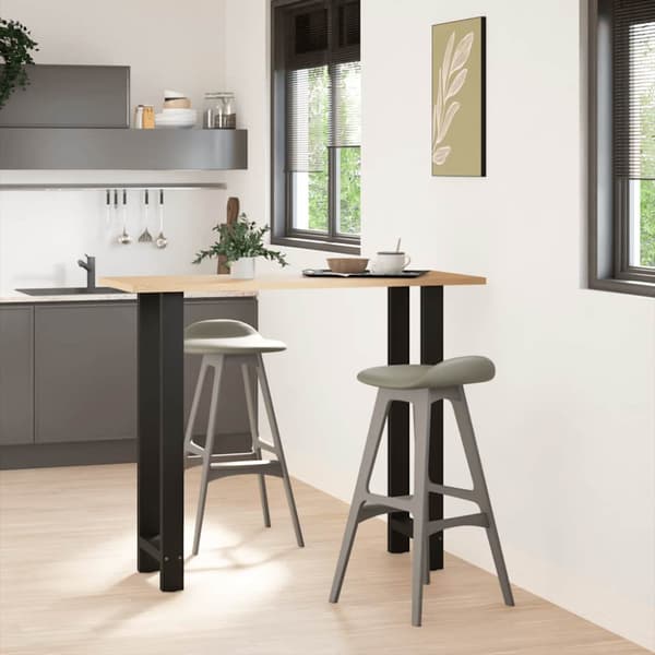 Barbordsben svarta 2 st 50x(110-111) cm stål