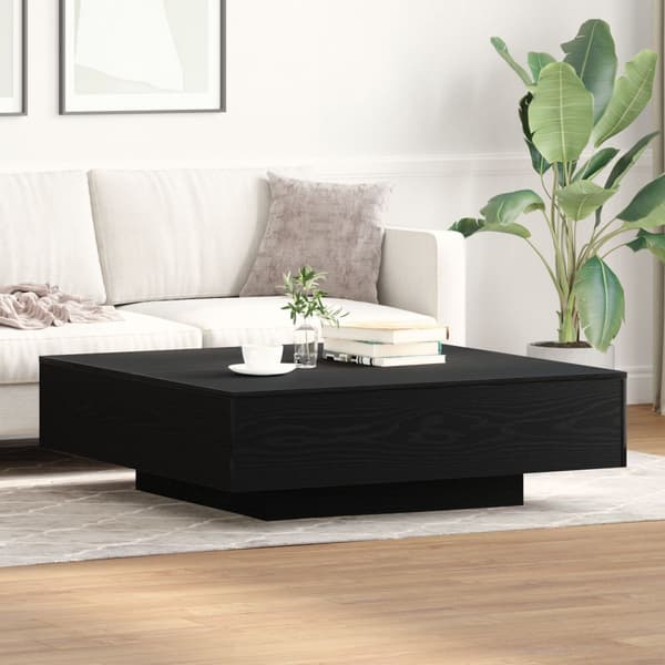 Kaffeebord Svart Ek 100 x 100 x 31 cm