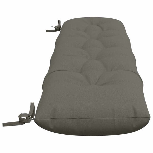 2-delade Bänk Kuddar VIANEN 100% Polyester Grå 160 x 30 x 12 cm