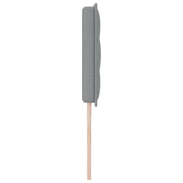 Huvudgavel Ljusgrå 200 cm tyg