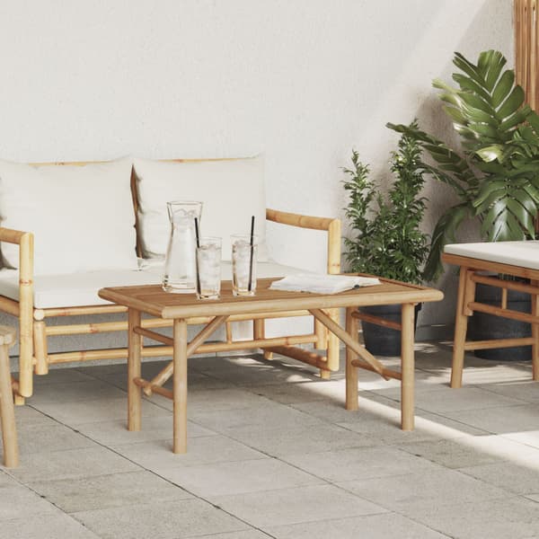 Kaffeebord Brun 90 x 50 x 43 cm Bambu