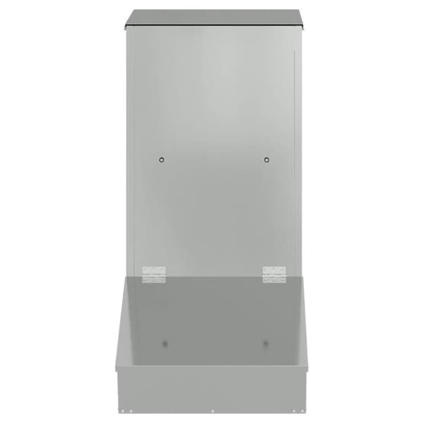 Gris Matare Silver 55 x 38 x 76 cm Galvaniserat Stål