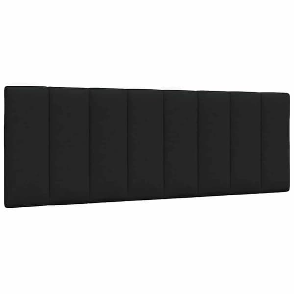 Bed Frame without Mattress "Hanko" Black 120x200cm Fabric