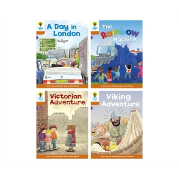 Oxford Reading Tree: Biff, Chip and Kipper Stories: Oxford Level 8: Mixed Pack of 4 (häftad, eng)