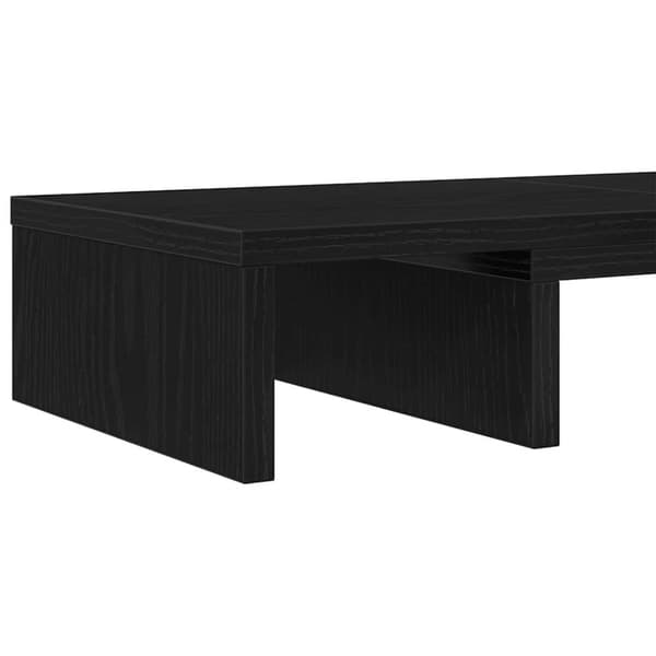 Monitorstativ justerbart svart ek 60x24x10,5 cm konstruerat trä