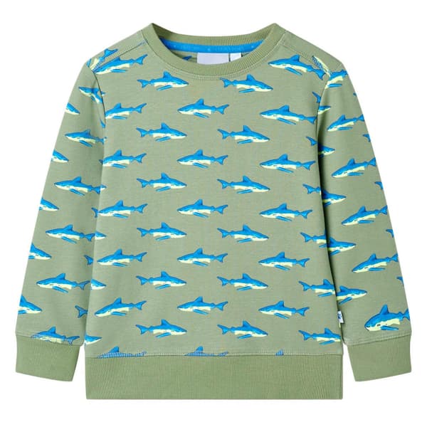 Barntröja ljus khaki 116