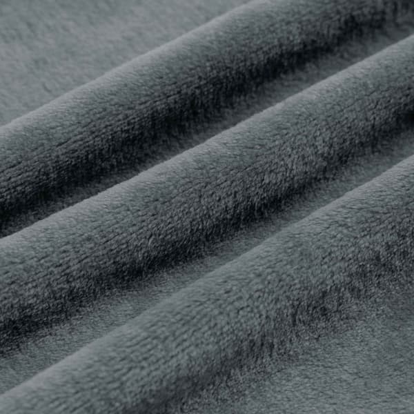 Filtar 6 pcs Mörkgrå 240 x 270 cm Fleece
