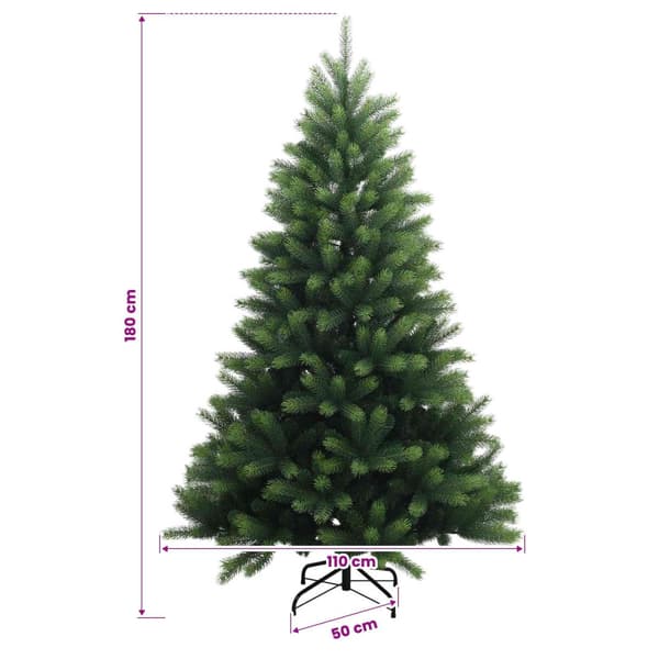Plast Hingad Julgran 180 cm 300 LED-lampor Varmvit
