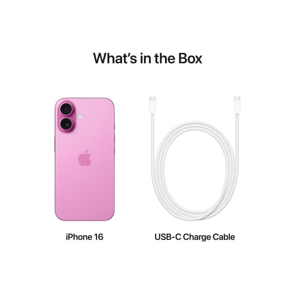 Apple iPhone 16 - rosa - 5G smartphone - 128 GB - GSM