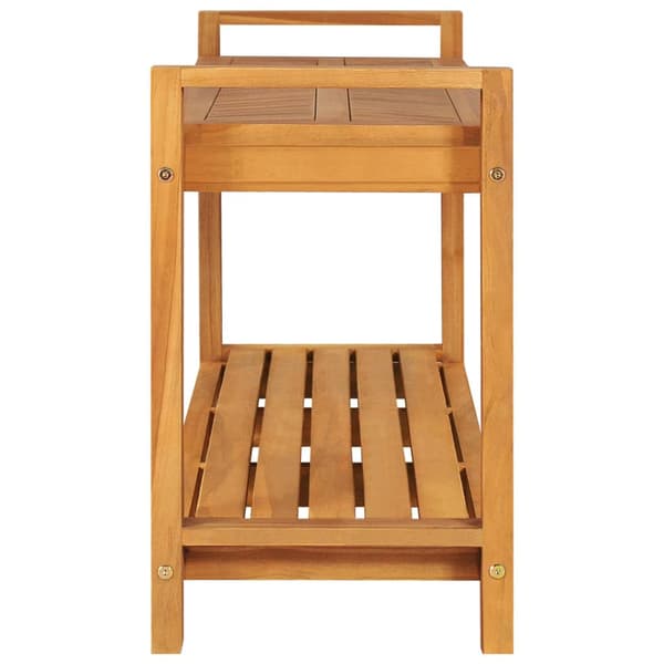 Bänk 120 cm massiv teak