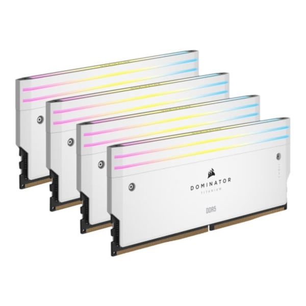 CORSAIR Dominator Titanium RGB - DDR5 - sats - 64 GB: 4 x 16 GB - DIMM 288-pin - 6000 MHz / PC5-48000 - ej buffrad