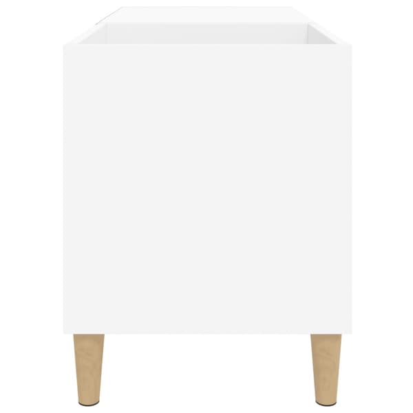 Stereobänk vit 84,5x38x48 cm konstruerat trä