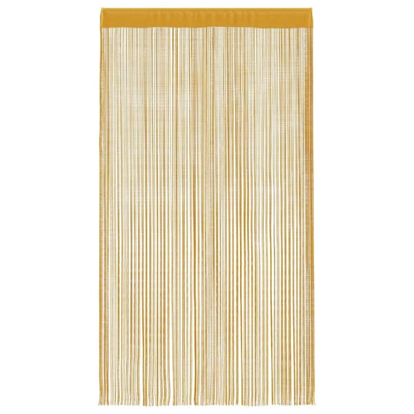 Stränggardiner 2 st guld 140x250 cm