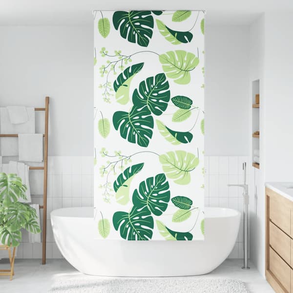 Rullgardin för dusch 110x240 cm tyg bredd 106 cm