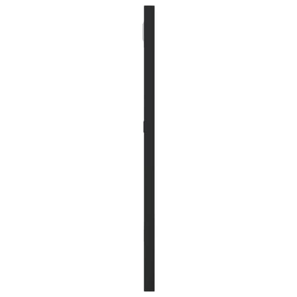 Väggspegel svart 30x40 cm rektangulär järn