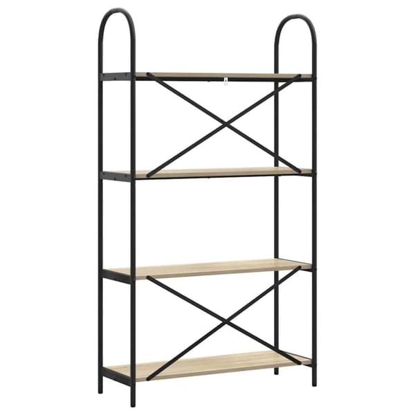 Hyllsystem Sonoma-ek 80 x 30 x 146 cm Konstruerat trä