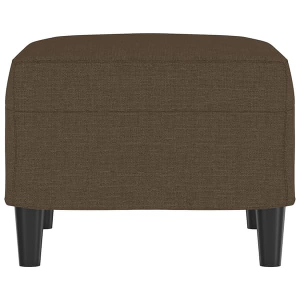 Fotpall brun 60x50x41 cm tyg