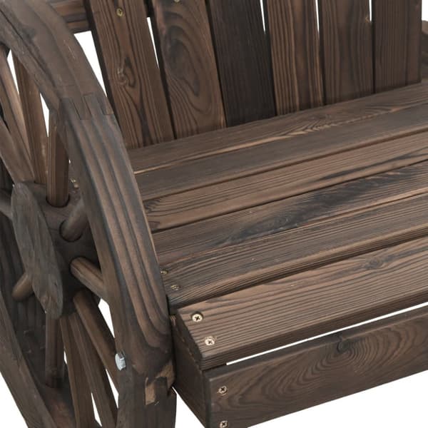 Gungstol adirondack massivt granträ