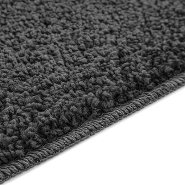 Halkfri Badmatta Mörkgrå 50 x 80 cm PP