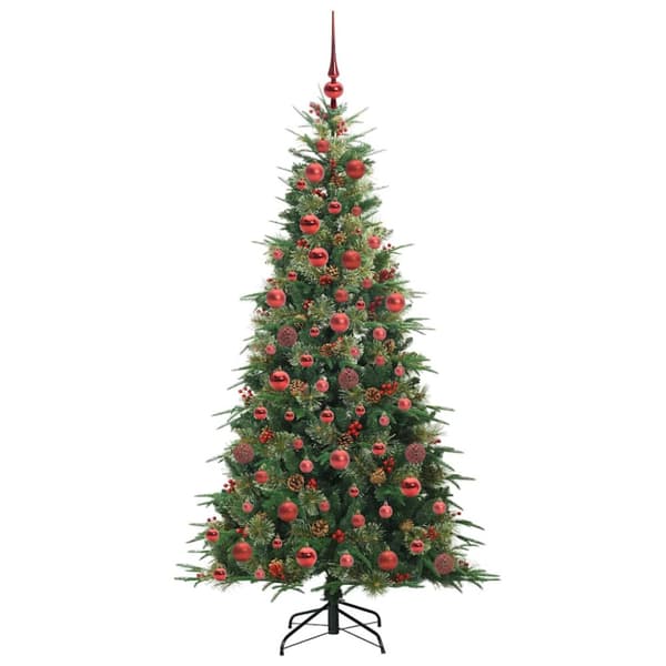 Plast Hingad Julgran Grön 180 cm PE och PVC