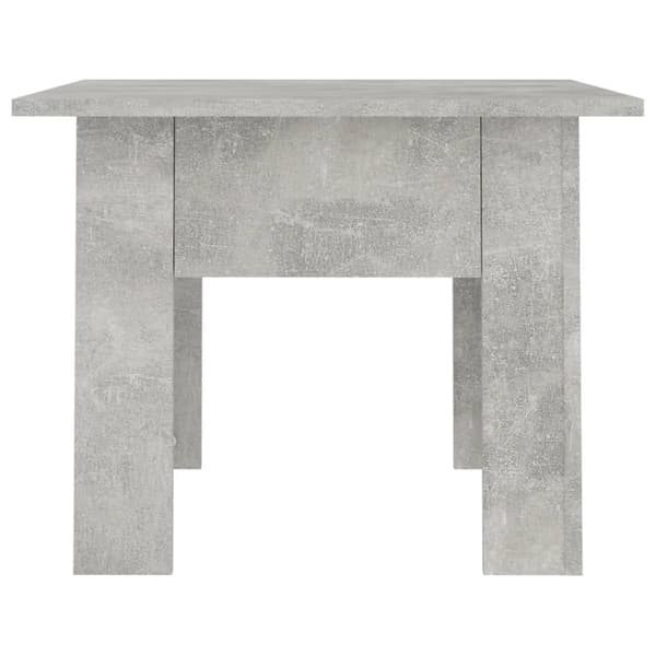 Soffbord betonggrå 55x55x42 cm konstruerat trä