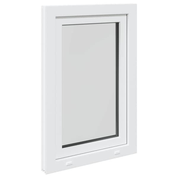 Källarfönster RISOR Vit 60 x 90 cm PVC och glas