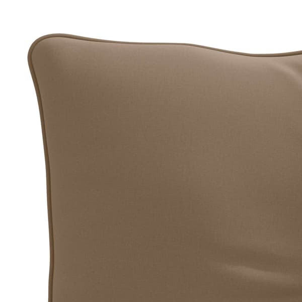 Ryggkudde PUTTEN 100% Polyester Taupe 50 x 40 x 10 cm