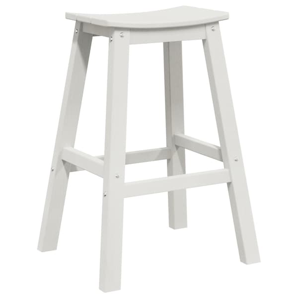 Trädgårds Bar Set 3 pcs Vit HDPE
