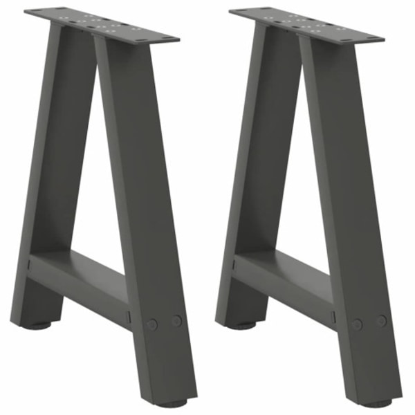 Soffbordsben A-formade 2 st antracit 38x(42-43) cm stål