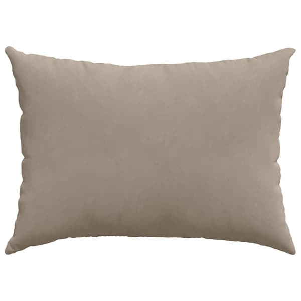 Sofakuddar 2 pcs Taupe 70 x 50 cm tyg