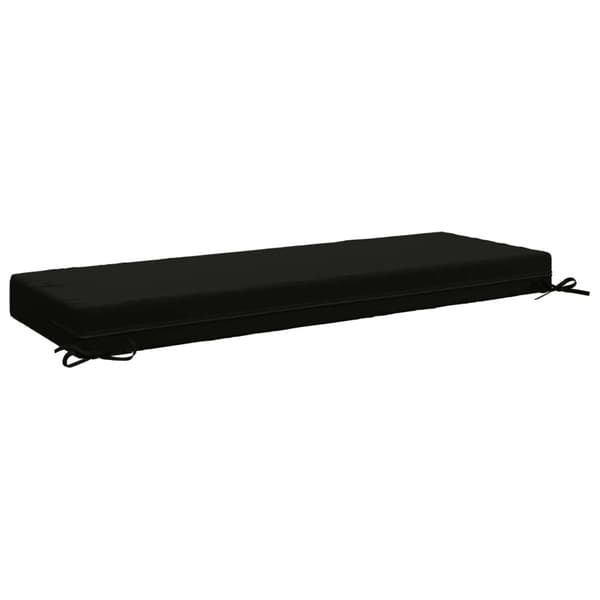 Sittkudde SOEST 100% Polyester Svart 120 x 40 x 10 cm