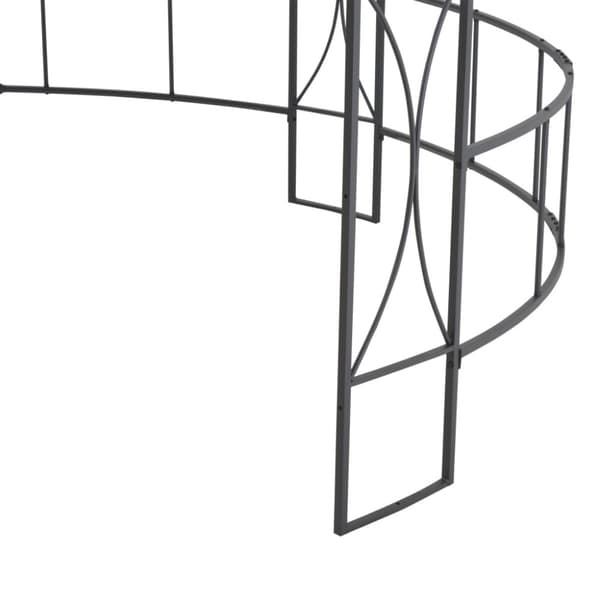 Paviljong 300x290 cm antracit rund