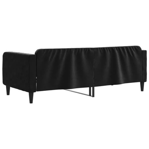 Dagbädd svart 90x190 cm sammet