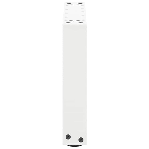 Soffbordsben U-formade 2 st vita 40x(30-31) cm stål