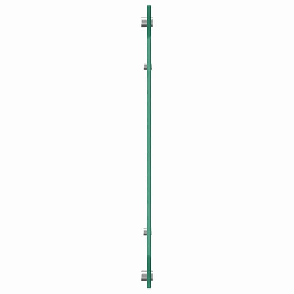 Köksskydd 2 pcs Mörkgrå 120 x 40 cm härdat glas