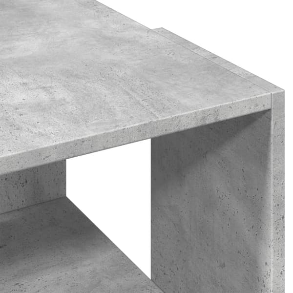 Soffbord betonggrå 89,5x48x30 cm konstruerat trä