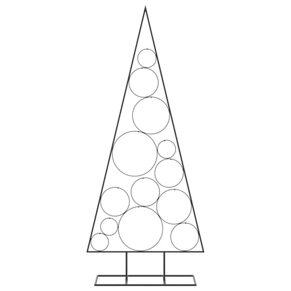 Julgran i metall svart 150 cm