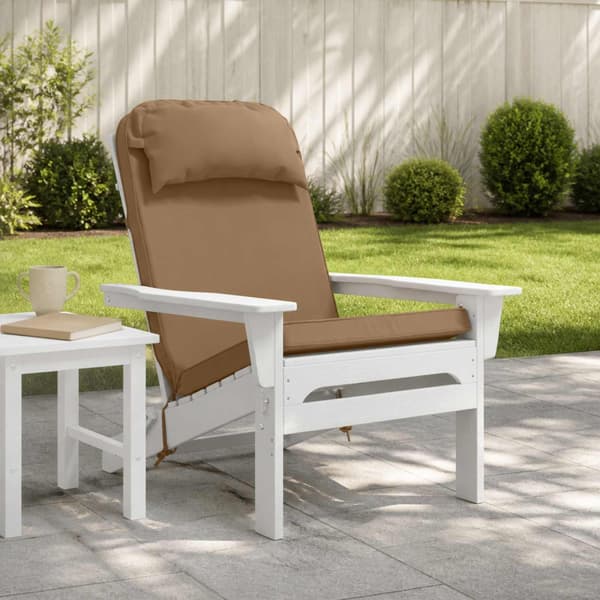 Solsängkudde 100% Polyester Taupe 55 x 124 x 5 cm