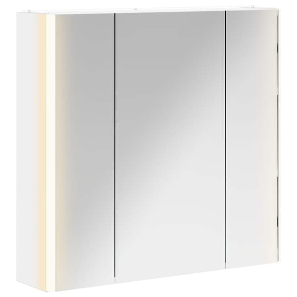 Badrumsspegelskåp för Vit 63,5 x 15,5 x 60,5 cm